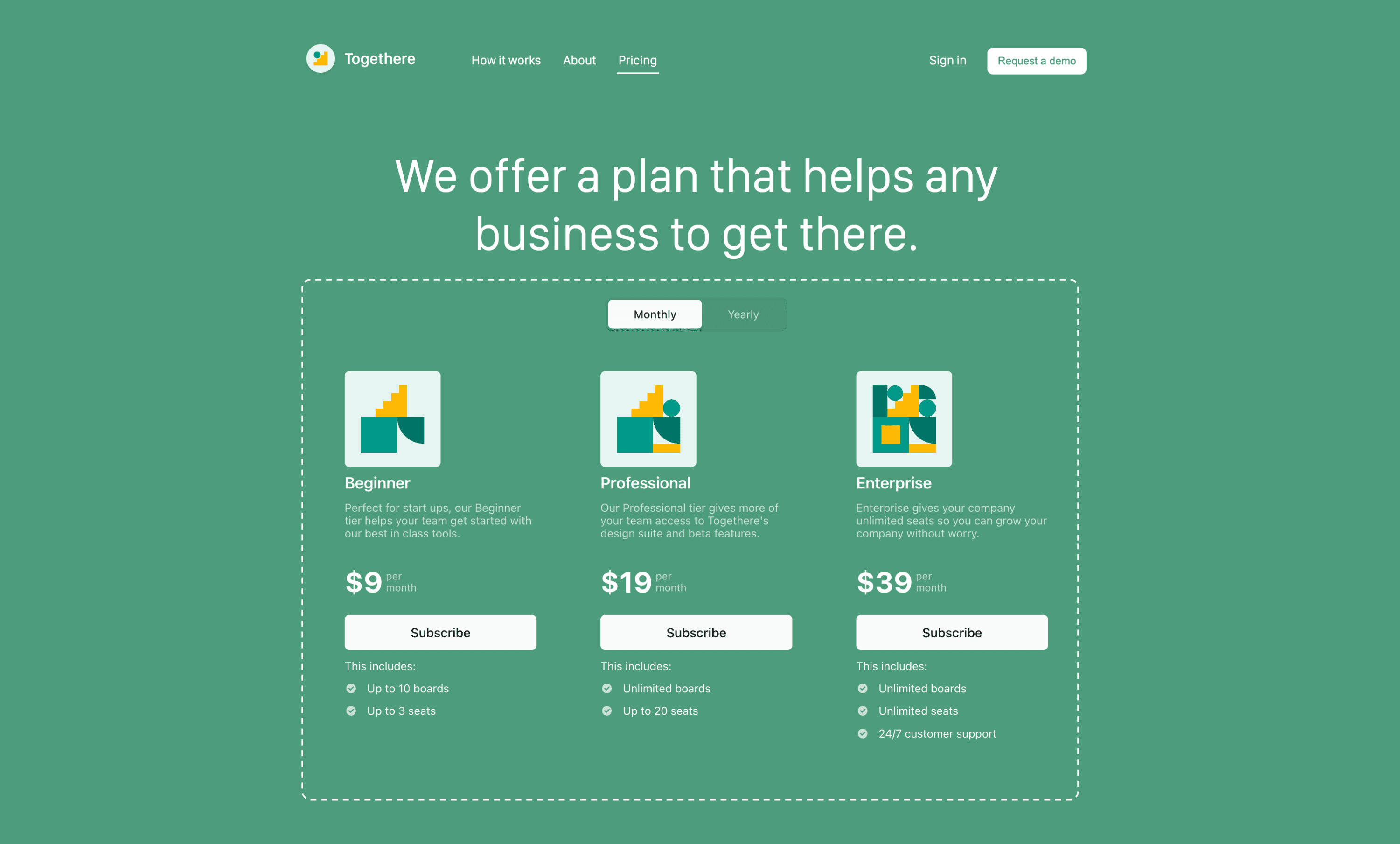 Preview for /images/pricingtable.png